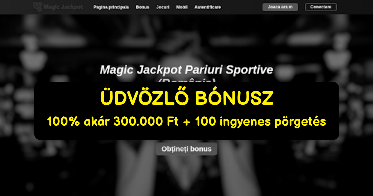 Magic Jackpot Casino - A legjobb online slotok hatalmas jackpotokkal